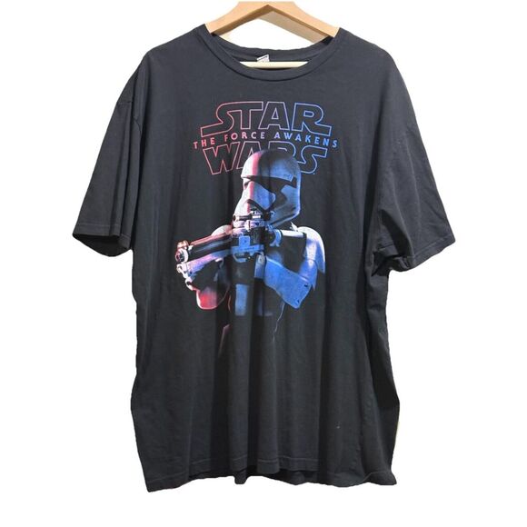 Men's 2XL Star Wars t-shirt Storm Trooper The Force Awakens 100%‎ cotton graphic - Picture 1 of 4